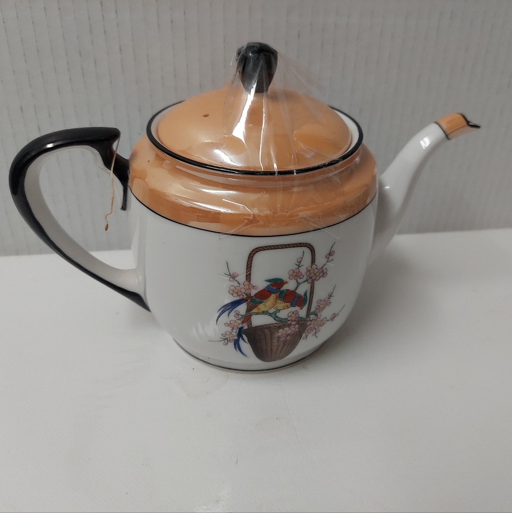 Noritake Hand Painted Porcelain Teapot from Japan